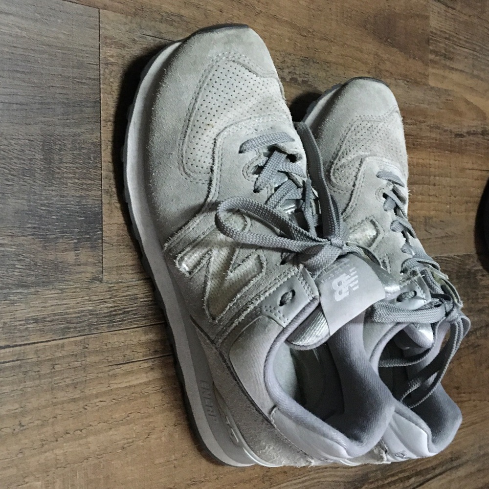 New Balance Gray Athletic Shoes